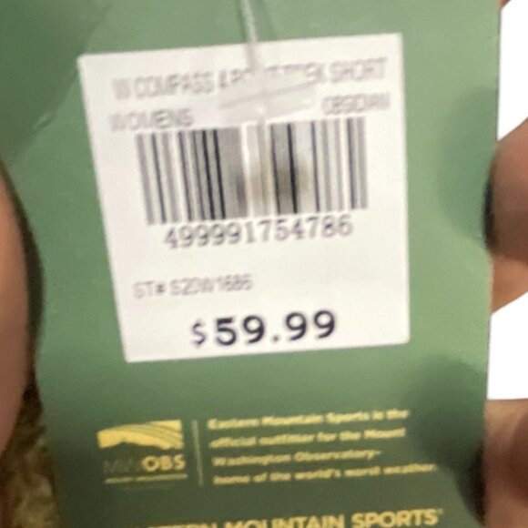 EMS NWT Women's Compass 4-Points Series Trek Shorts Size 4 Black Lightweight - Picture 4 of 6